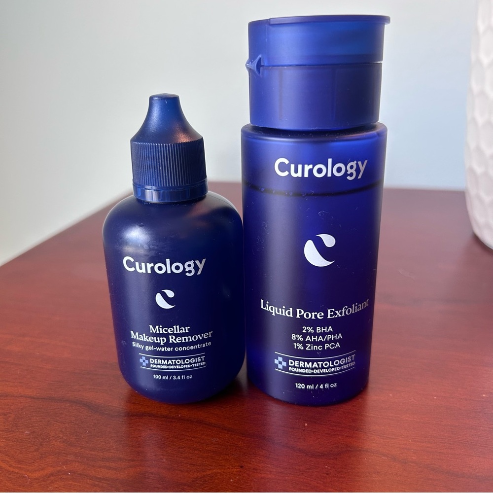 Curology Skincare Duo - Makeup Remover and Liquid Pore Exfoliate